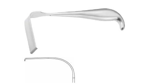 МАЄРДІНГ РЕТРАКТОР ПРЯМ. З ЗУБ. 76X25MM230MM